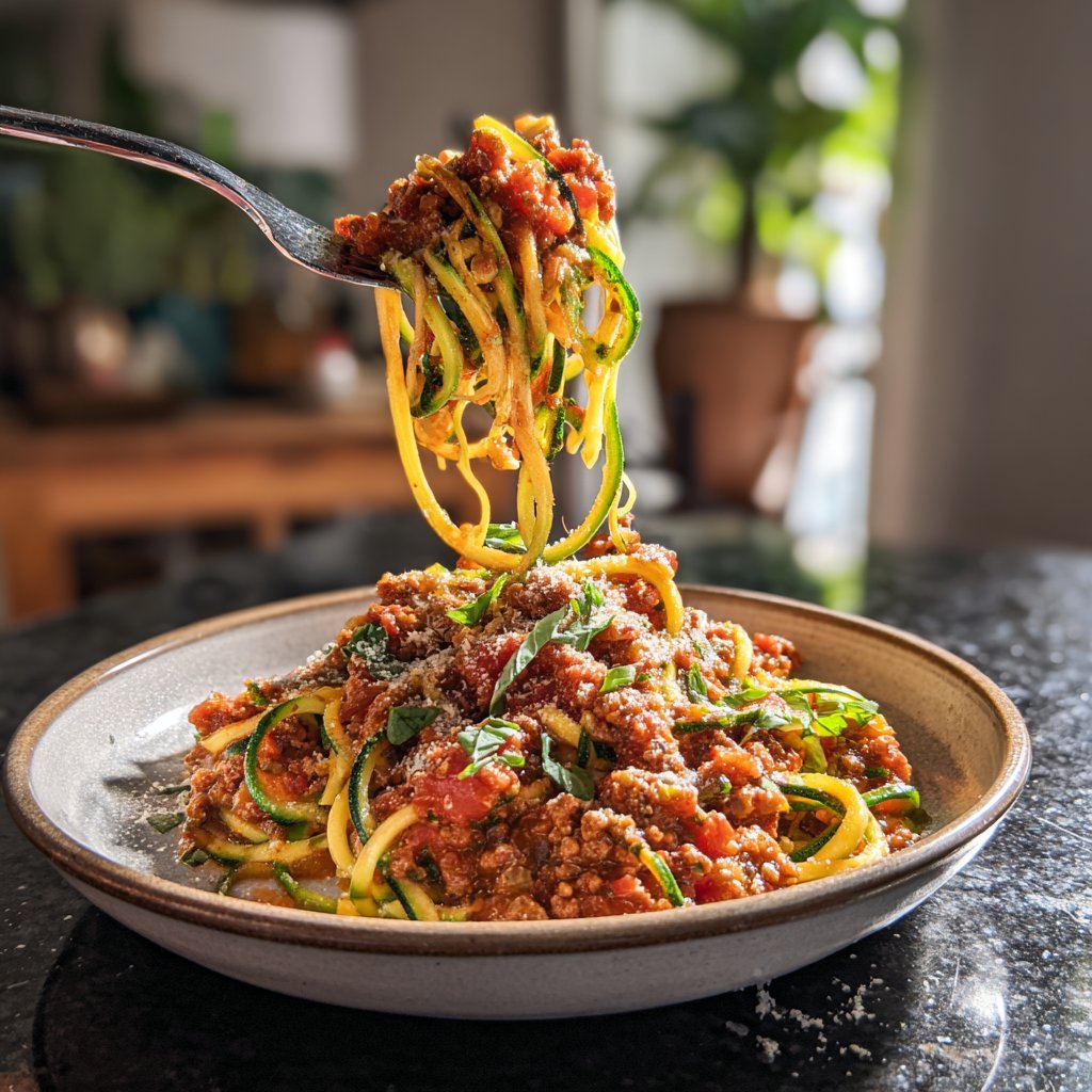 Zucchini Noodles with Bolognese