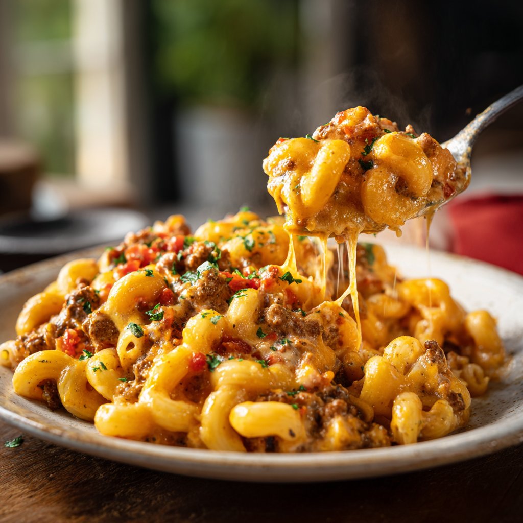 Creamy Taco Pasta Casserole