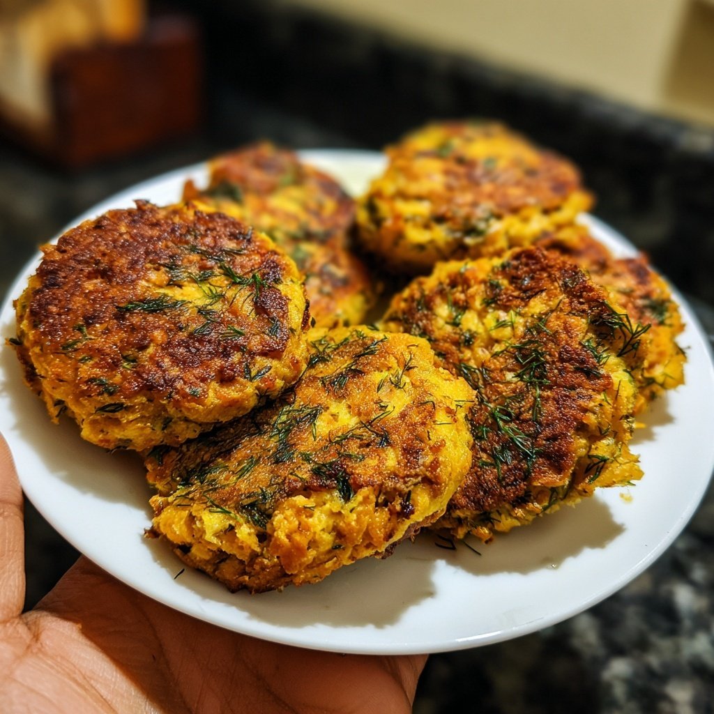 Savory Salmon Patties with Dill