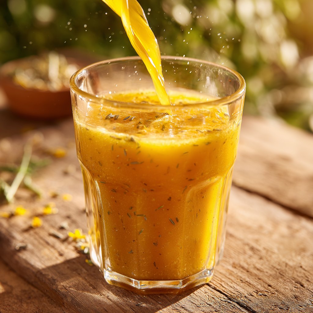 Dandy Dandelion Apple Juice