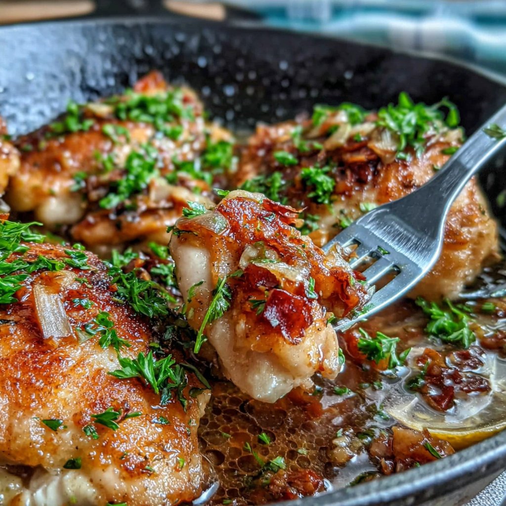 Lemon Garlic Chicken Skillet