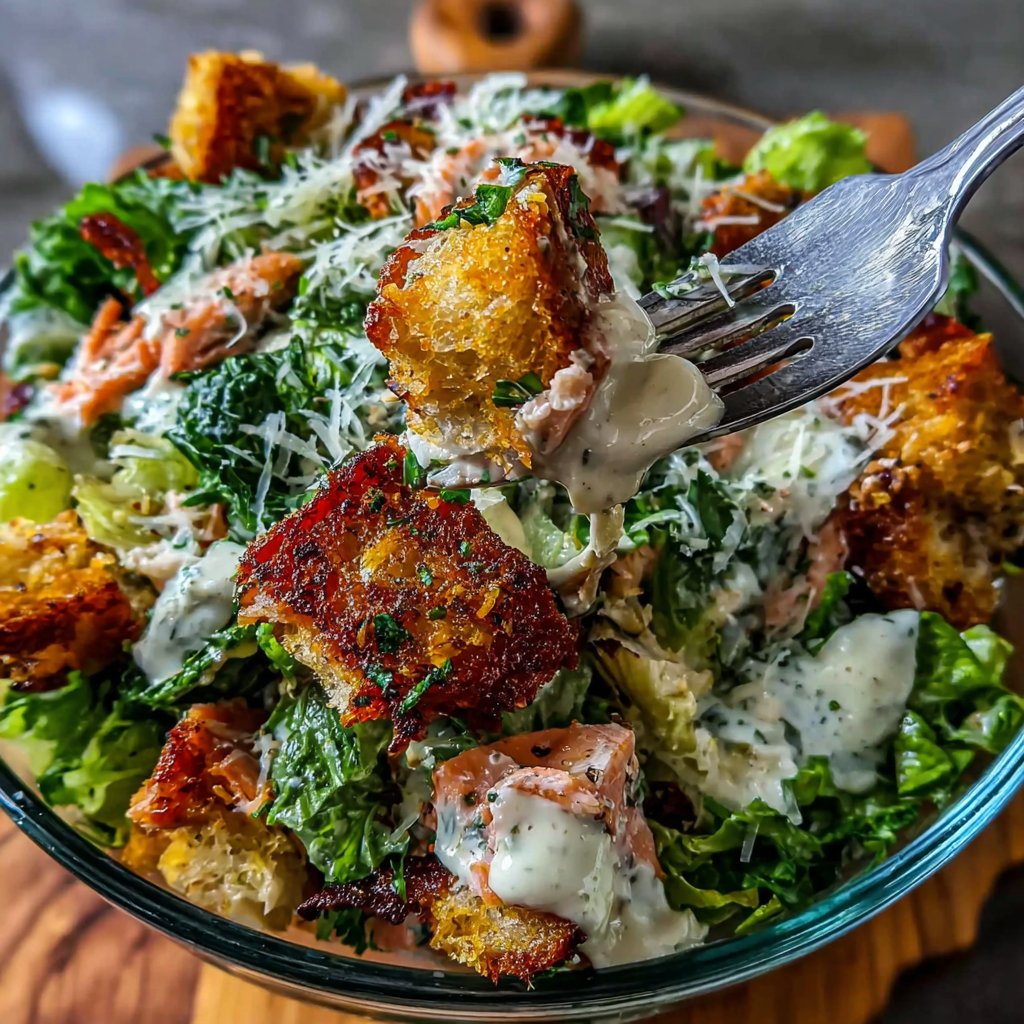 Salmon Caesar Salad Bowl