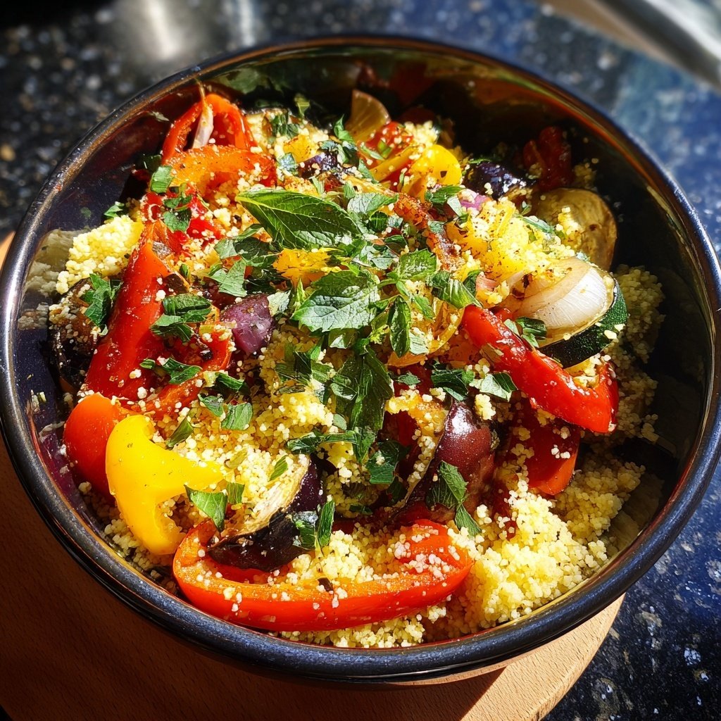 Couscous Salad with Grilled Veggies