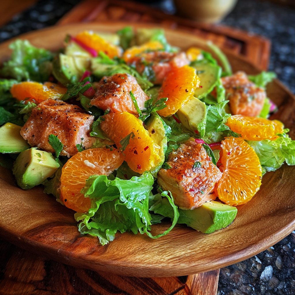 Zesty Citrus Salmon Salad